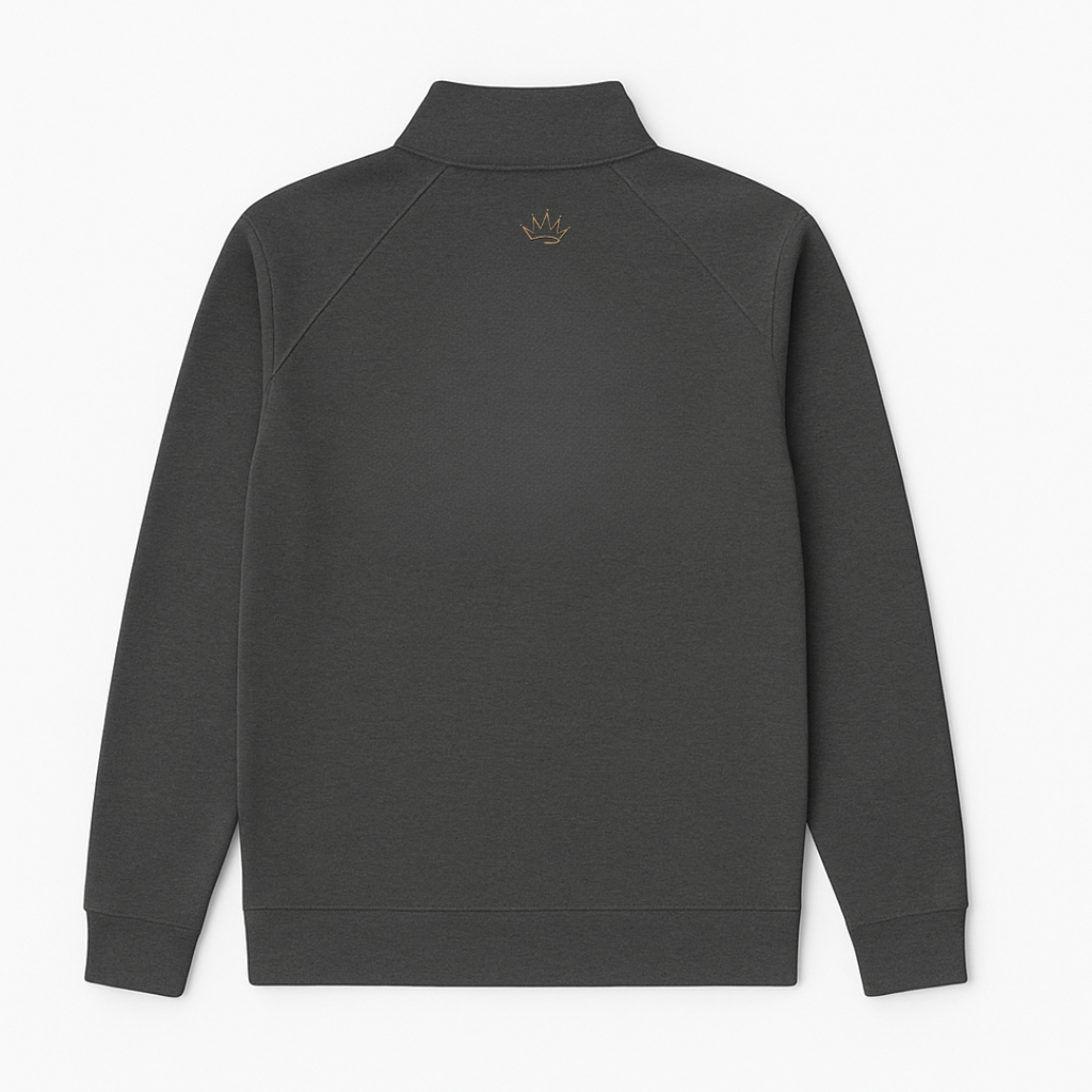 Charcoal Grey Performance Golf Q-Zip