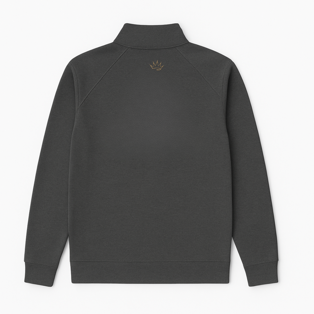 Charcoal Grey Performance Golf Q-Zip