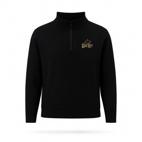 Black Performance Golf Q-Zip