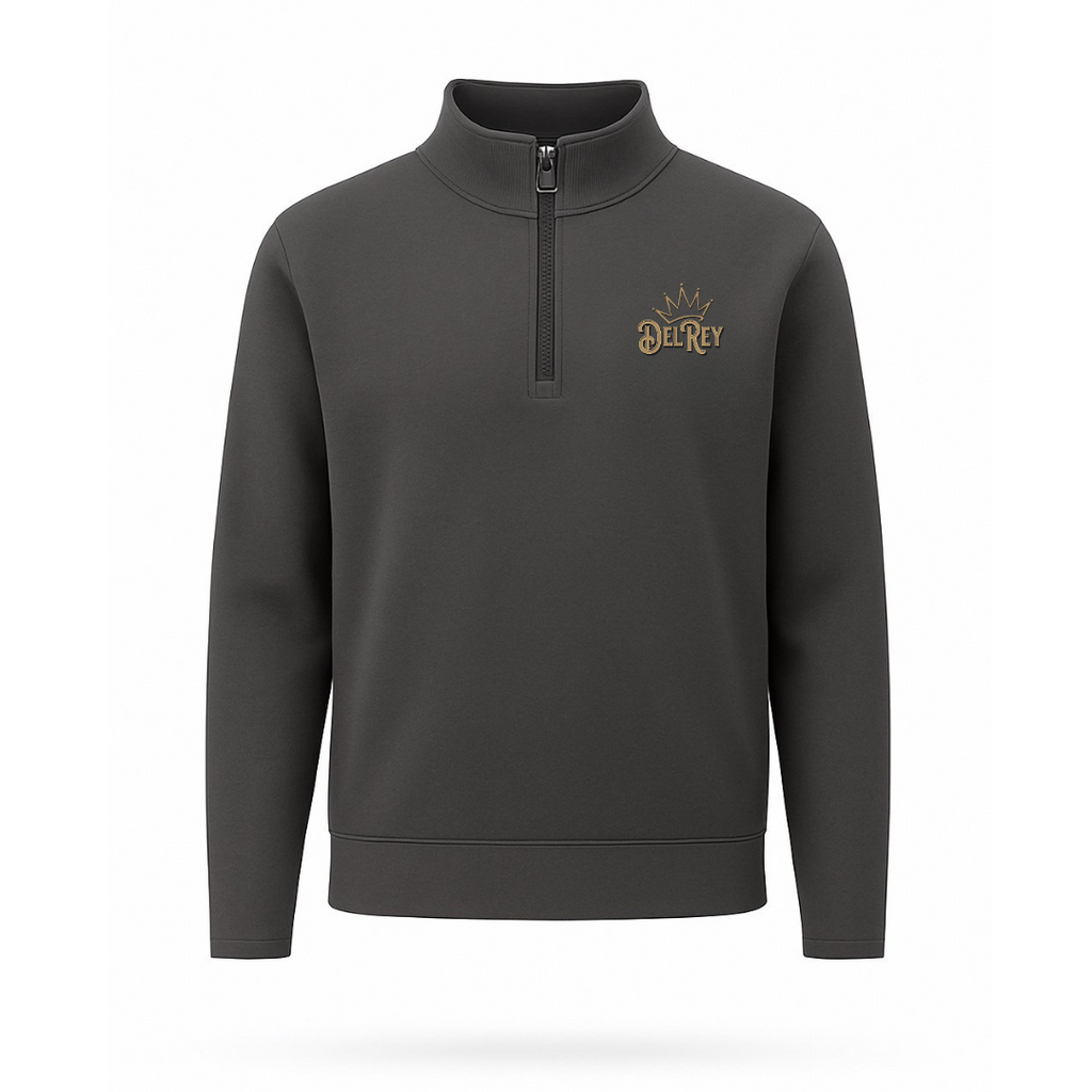 Charcoal Grey Performance Golf Q-Zip