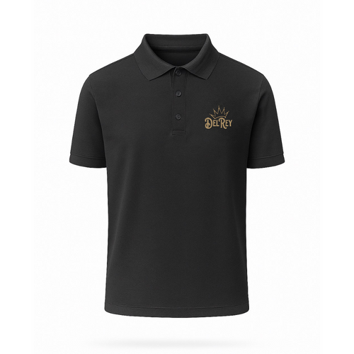 Charcoal Grey Performance Golf Polo