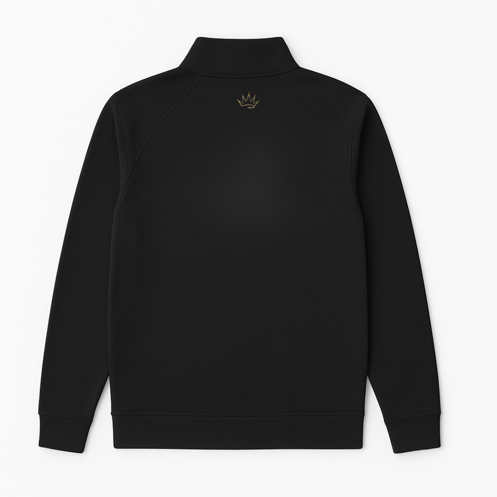 Black Performance Golf Q-Zip