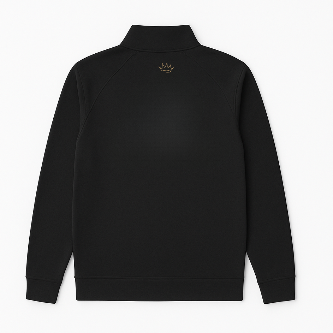 Black Performance Golf Q-Zip