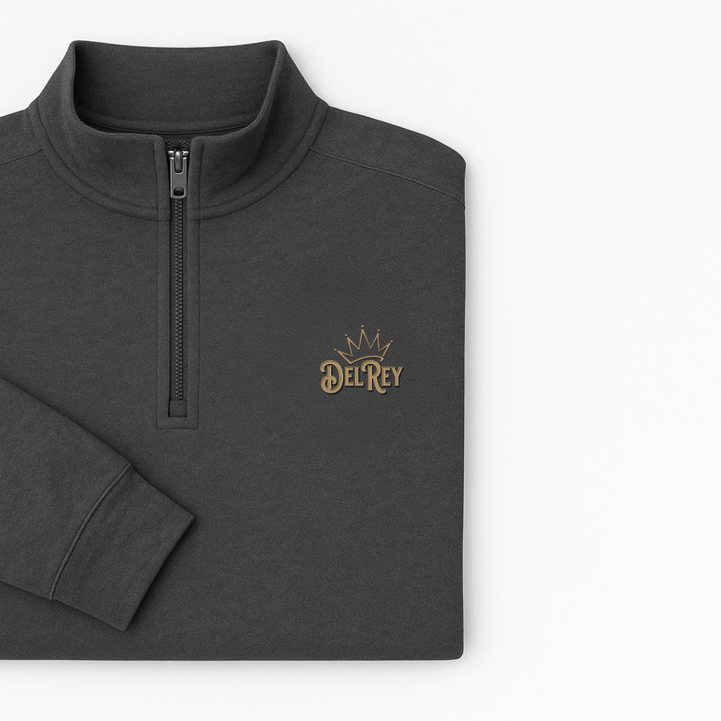 Charcoal Grey Performance Golf Q-Zip