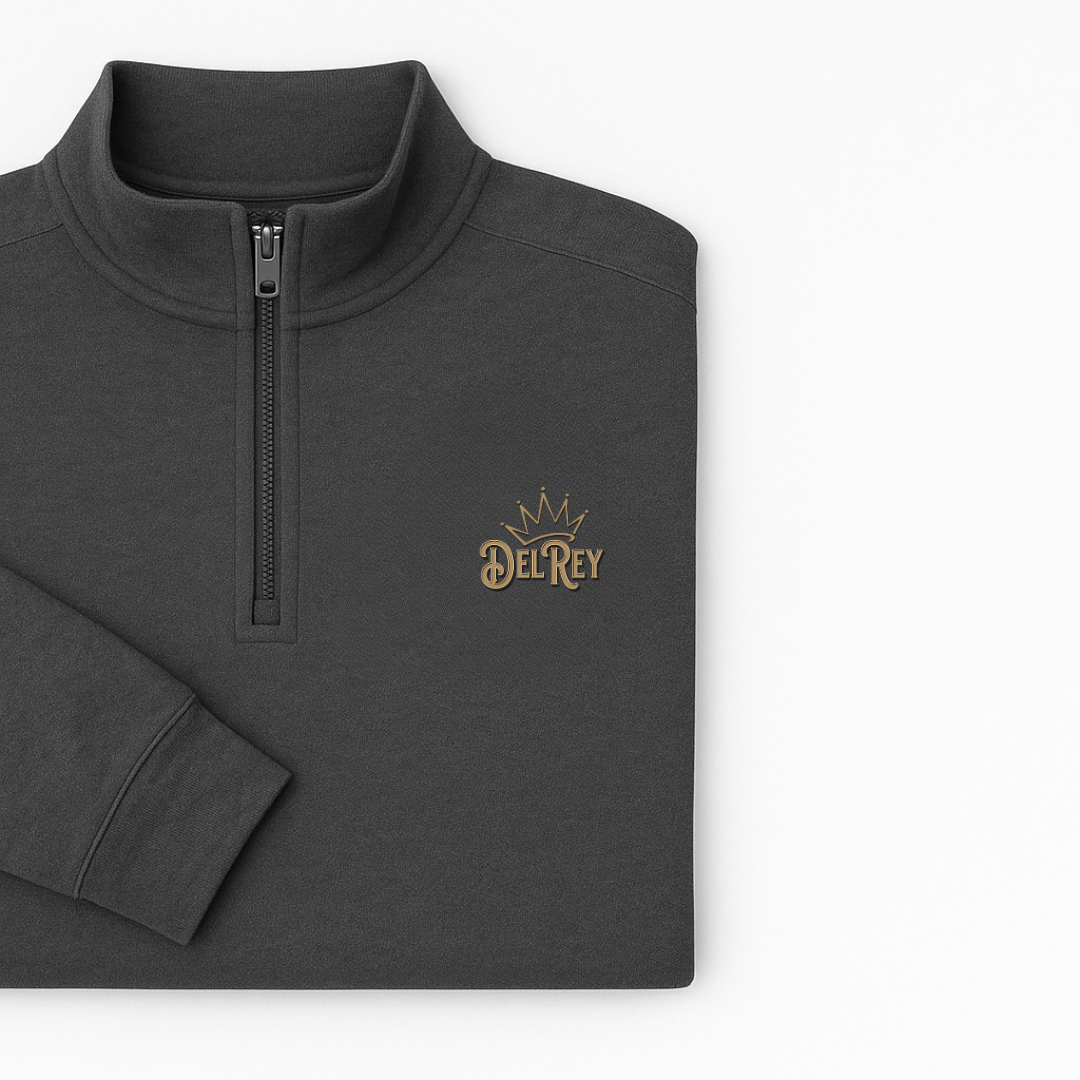Charcoal Grey Performance Golf Q-Zip