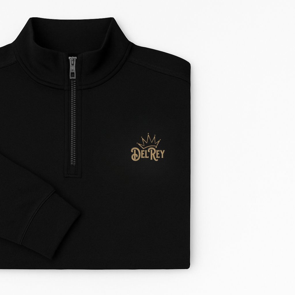 Black Performance Golf Q-Zip