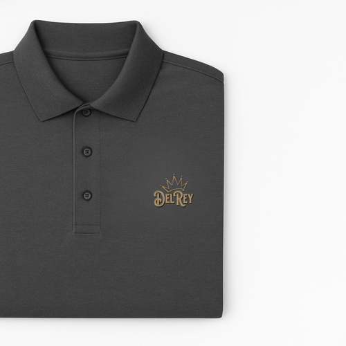 Charcoal Grey Performance Golf Polo