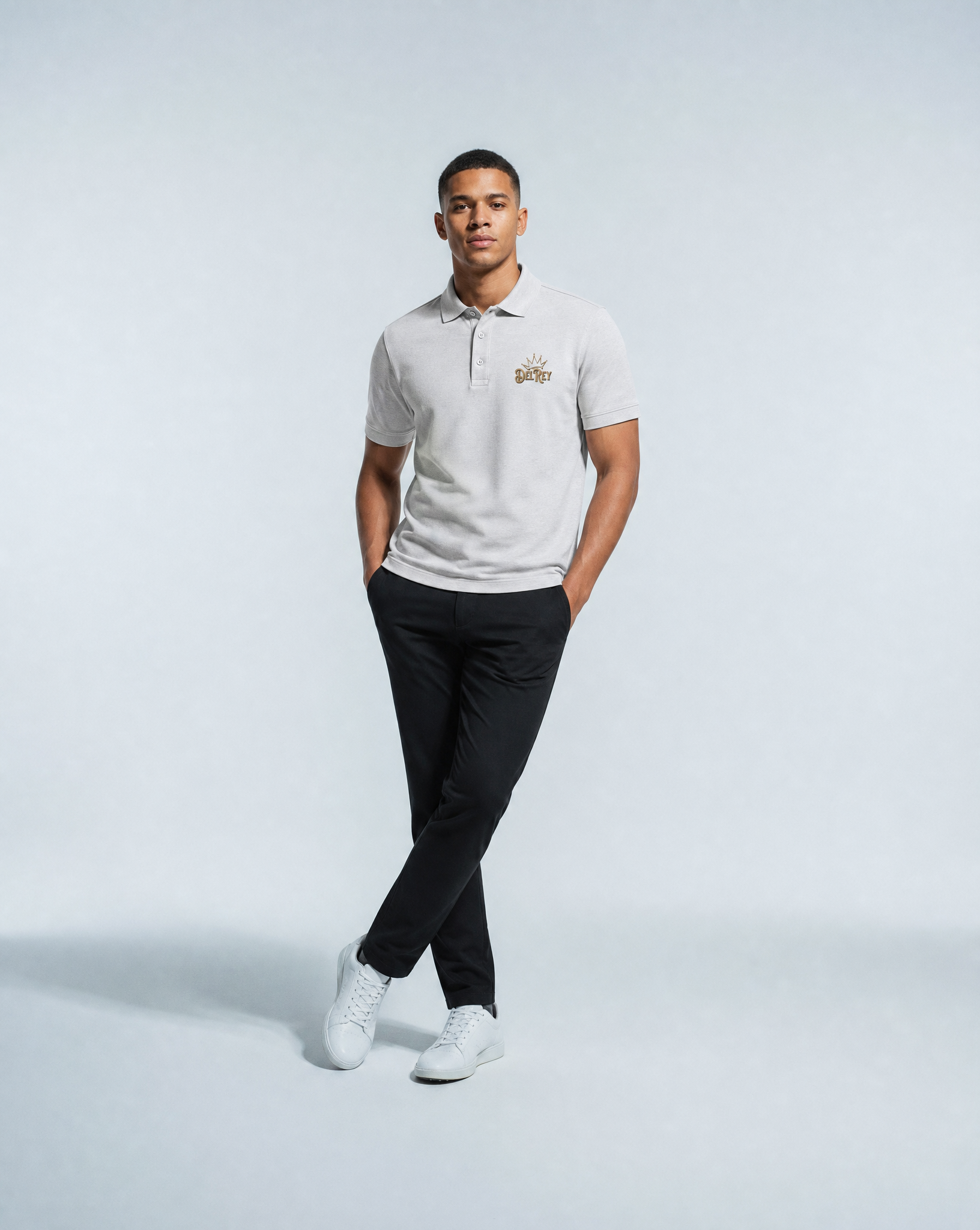 Silver Performance Golf Polo